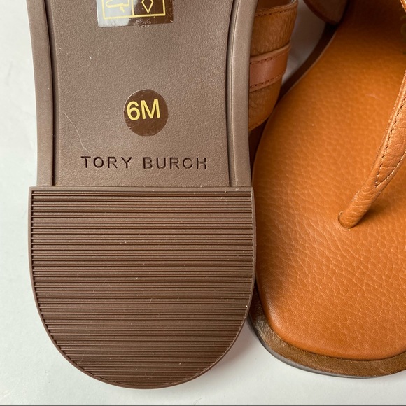 NEW Tory Burch Carson Thong Welt Leather Sandal - Picture 10 of 13